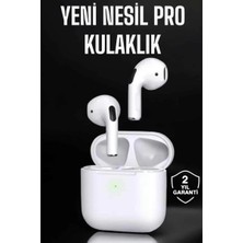 Beyaz Yeni Nesil Bluetooth Kulaklık Yüksek Ses Kaliteli Anc Özelliği