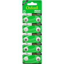Oxford Ag1 LR621 Alkalin 10'lu Saat Pili