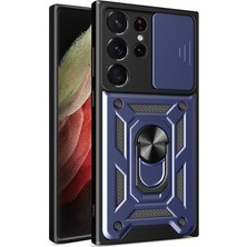 Galaxy S23 Kılıf Pars Lens Yüzüklü - Lacivert