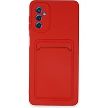 Galaxy A14 4g Kılıf Kelvin Kartvizitli Silikon - Kırmızı