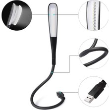 PM-24561 14 Ledli Siyah Esnek USB LED Lamba