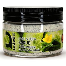 Ostwint Yüz Ve Vücut Peeling Scrub Salatalık 300ml Cilt Temizleyici Pürüssüzleştirici Dolaşımı Hızlandırıcı