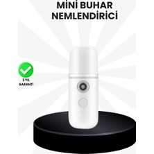 Kablosuz Şarjlı Mini Buhar Nemlendirici – Cilt Ortam Için Taşınabilir Akıllı Cihaz