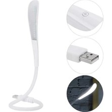 PM-24560 14 Ledli Beyaz Esnek USB LED Lamba 3 Kademeli