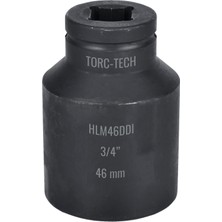 Torc-Tech 46MM M30 3/4" Altıköşe Havalı Ağır Lokma [H:95MM] HLM46DDI