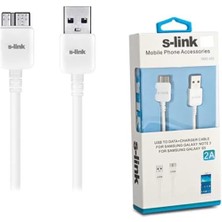 S-Link SMG-495 Note 3-S5 Data Şarj Kablosu