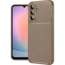 Galaxy A37 5g Auto Focus Karbon Kapak - Kahverengi