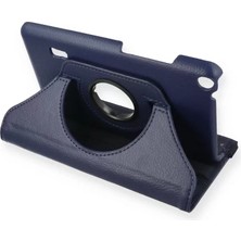 Mediapad T3 7 Kılıf 360 Tablet Deri Kılıf - Lacivert