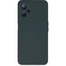 C35 Kılıf Nano Içi Kadife Silikon - Koyu Yeşil