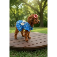 Patilinka Kedi-Köpek %100 Pamuklu Müslin Yazlık Elbise - Gömlek - Jile - Tişört - Kıyafet