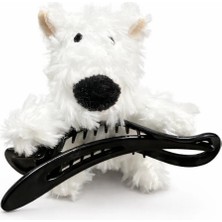 Bymiel Peluş Ayıcık Detaylı Mandal Toka – Siyah Büyük Boy Saç Tokası