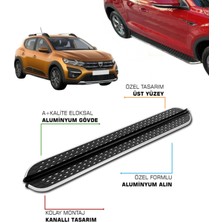 Tuna Oto Dacıa Sandero 3 Stepway Uyumlu 2021 2022 2023 2024 2025 2026 2027 Araca Özel Yan Basamak