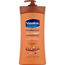 Vaseline Cocoa Butter Vücut Losyonu 600 ml Kuru Ciltler İçin Etkili Unisex Bakım