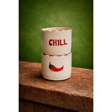 Kabile El Yapımı Seramik Kupa Chill