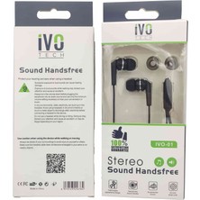 Najmaddin Stereo Earphone Kablolu Kulaklık Ivotech  Ivo-01 Teknotok Najmaddin