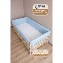 Yasetex Tasarım 70X130 Montessori ve Beşik Için Kenar Koruma Seti  Buble Full Tam Koruma Ossa Tasarım