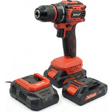 Sencan D531308 Full Set  20V Kömürsüz Şarjlı Vidalama Matkap - 70 Nm (2.0AH)