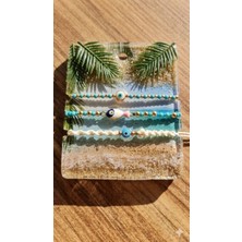 Karma Shop Tropical Charm – 3’lü El Yapımı Bileklik Seti