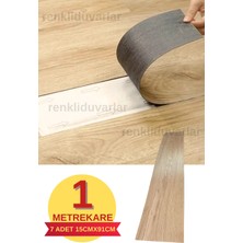 Renkli Duvarlar NWYP03 Naturel Bej Yapışkanlı Sudan Etkilenmeyen Ahşap Pvc Yer Döşeme Parkesi