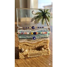 Karma Shop Souvenir De Plage – 3’lü El Yapımı Bileklik Seti