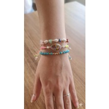 Karma Shop Rainbow Charm – 3’lü El Yapımı Bileklik Seti