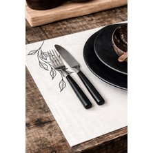 Grafiklas Ham Keten Amerikan Servis 30X42 cm – Özel Tasarım Dijital Baskılı Servis Altlığı