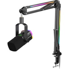 Fifine Ampligame AM8PROT Dinamik Usb/xlr Mikrofon Seti (Rgb Mikrofon Sehpası Ile)