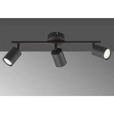 LED Ampüllü Üçlü Hareketli Modern Spor LED Avize
