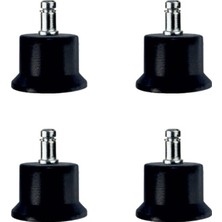Epilons Bekleme Bingo Ayak Geçmeli Pimli - 50MM - Siyah 11MM HKS282 - 4 Adet