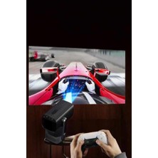 Northcity Taşınabilir Sinema Oyun Projektörü - Android 11 ve Kablosuz Bağlantı