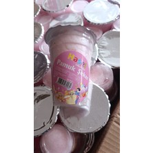 Hasel Şekerleme Bardak Pamuk Şekeri (Hediyelik, Sınıf Okul,kermes,çocuk, Eglence) Renkli 400 ml