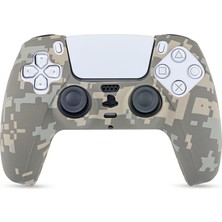 Adagan Teknoloji Ps5 Dualsense Uyumlu Silikon Kol Kılıfı Sand Viper