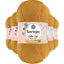 Herşey Trend Herşeytrend 5 Adet Lotus Lux Bikini Büstiyer Bluz Simli Örgü Ipi K318 Koyu Sarı