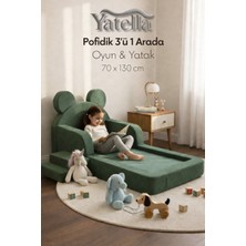 Yatella Pofidik 3 Ü 1ARADA Oyun & Yatak 70 x 130 cm Yeşil