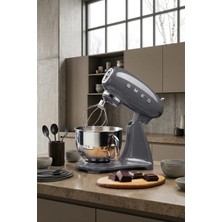 Smeg 50's Style Retro 4.8lt Slate Gray Full Body Stand Mikser SMF03GREU