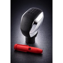 OtoPusula Peugeot-Renault-Citroen-Fiat Uyumlu Manuel 5 Ileri Vites Topuzu Krom Detaylı