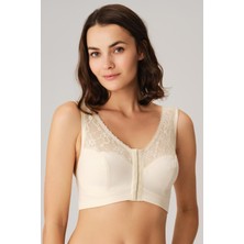 Anıl Desteksiz Geniş Askılı Toparlayıcı Önden Açılan Sırt Destekli Sütyen 3775