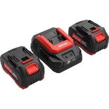 Sencan D722602S Kömürsüz Motorlu Akülü Kırıcı Delici (20V 4.0AH Çift Akülü)