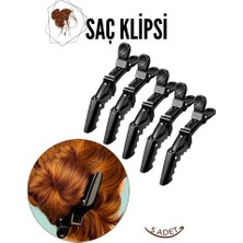 Northcity Saç Klipsi 5'li Set - Kaymaz Karbon Plastik Tokalar