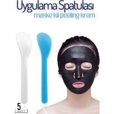 Northcity Maske Uygulama Spatulası 5'li Set - Pp Plastik, 13X2,8 cm - Cilt Bakım ve Makyaj Için Ideal