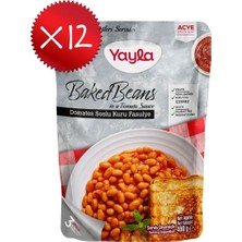 Yayla Yemek Hazır Baked Beans Domates Soslu Kuru Fasulye 400 G X12