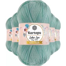 Herşey Trend Herşeytrend 5 Adet Lotus Lux Bikini Büstiyer Bluz Simli Örgü Ipi K507 Mint