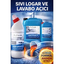 Titan Sıvı Logar ve Lavabo Açıcı | Güçlü Formül | Endüstriyel Kullanım | Labor Opener T5