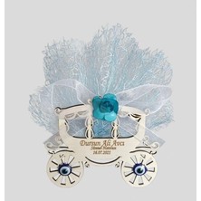 Güven Ahşap Araba Sünnet Hediyelik Magnetleri 24 Adet