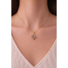 Karma Shop Zirkon Taşlı Yonca Kolye