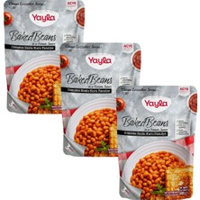 Yayla Yemek Hazır Baked Beans Domates Soslu Kuru Fasulye 400 G X3