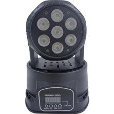 Westa Mini Moving Head – 7×12W Rgbw LED , Sahne, Düğün Salonu , Eğlence Mekanı, Kına Salonları Işık Sistemi