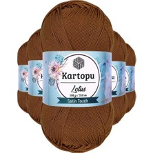 Herşey Trend Herşeytrend 5 Adet Lotus Bikini Büstiyer Bluz Örgü Ipi  K840 Koyu Hardal