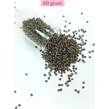 Just Cheap Store Dökme Cam Kum Boncuk (11/0) 2 mm - 60 Gram -  Üç Renkli - BNC067
