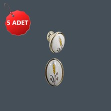 Kadir Düğme 5 Adet Kutup Altın Sarısı Dolap Çekmece Kulpları